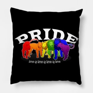 LGBT Lion Pride Pillow