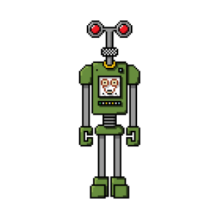 Pixel Robot 077 T-Shirt