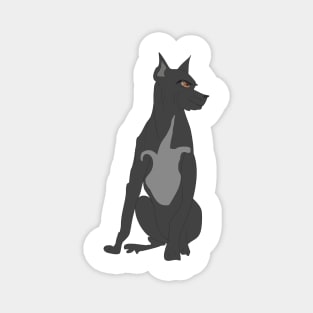 Black DOG Magnet