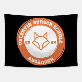 Fox lover school finisher shirt Tapestry