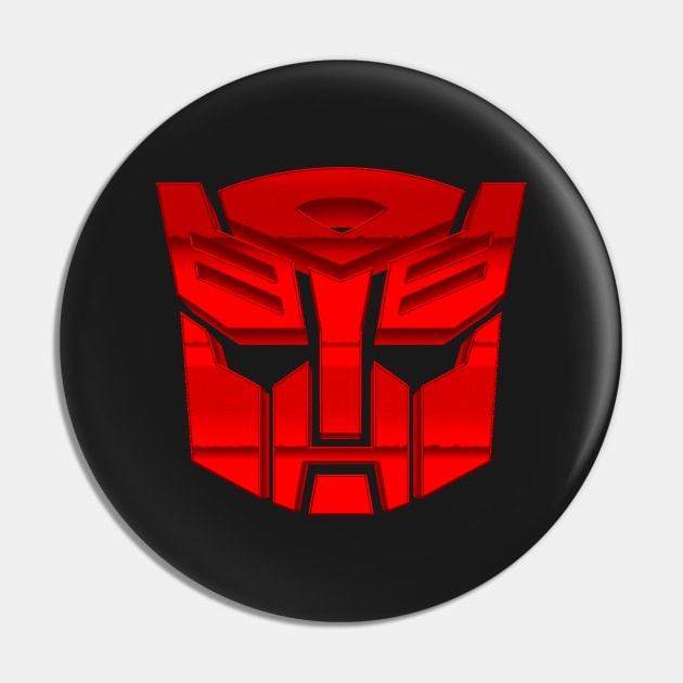 Autobot Classic 3D Red Pin by prometheus31
