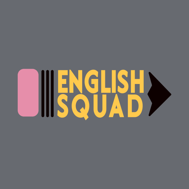 English Squad Fun and Cute English Teacher Back to School by SLAG_Creative