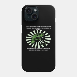 Philosoraptor earth and god Phone Case