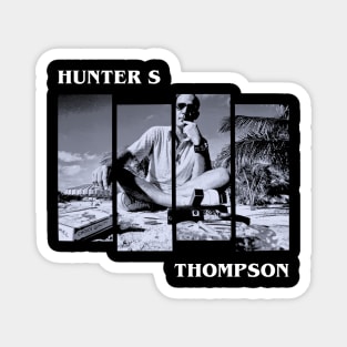 Hunter S Tompson Retro Magnet