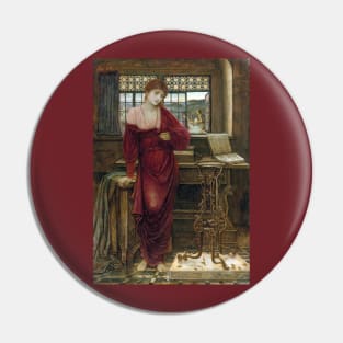 Isabella and the Pot of Basil - John Melhuish Strudwick Pin