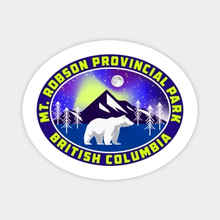 Mount Robson Provincial Park British Columbia Canada Bear Magnet