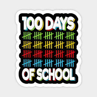 100 Days Of School Teacher And Student 100Th Day Of School Magnet