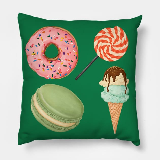 Sweet Dessert Pillow by Mako Design 