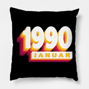 Januar 1990 0 34 Jahren Mann Frau Geburtstag Pillow