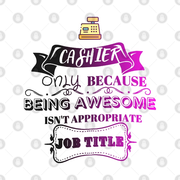 cashier job tittle by Ria_Monte