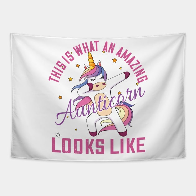 This is what an amazing aunticorn looks like..Cute Aunt gift Tapestry by DODG99