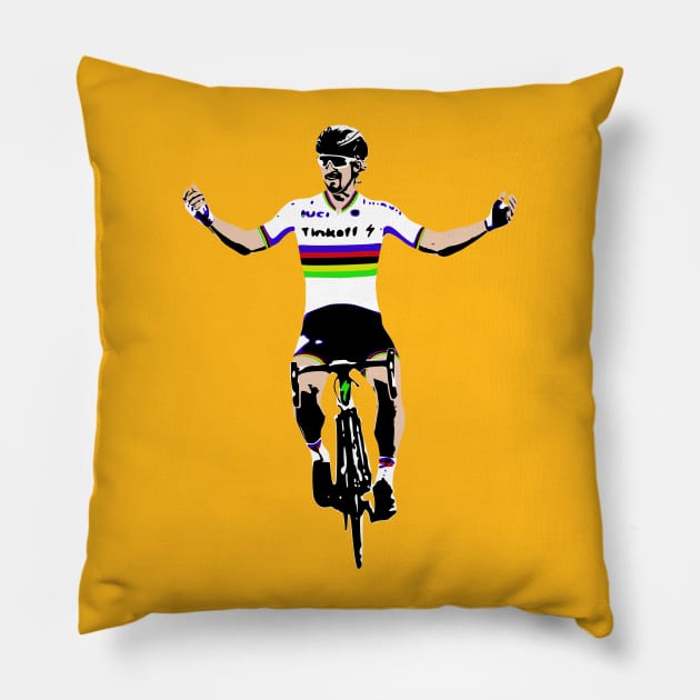 Peter Sagan Pillow by Sanguium