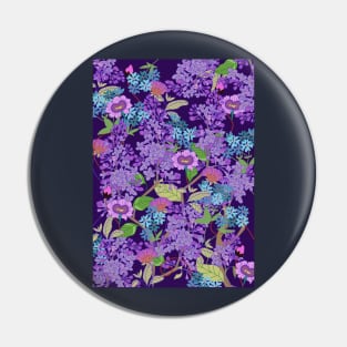 purple lilac flower Pin