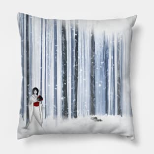 Her Ice Realm Pillow