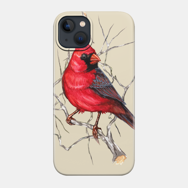 Northern Cardinal - Birds - Phone Case