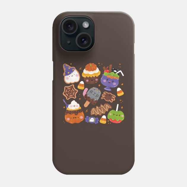 Spooky Desserts Phone Case by Figberrytea