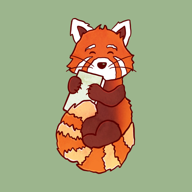 RED PANDA READS - Red Panda - Phone Case