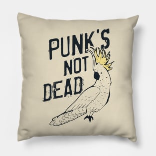 Punk's not Dead Parrot Pillow