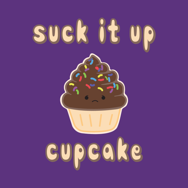 Suck it up, Chocolate Cupcake by SlothgirlArt