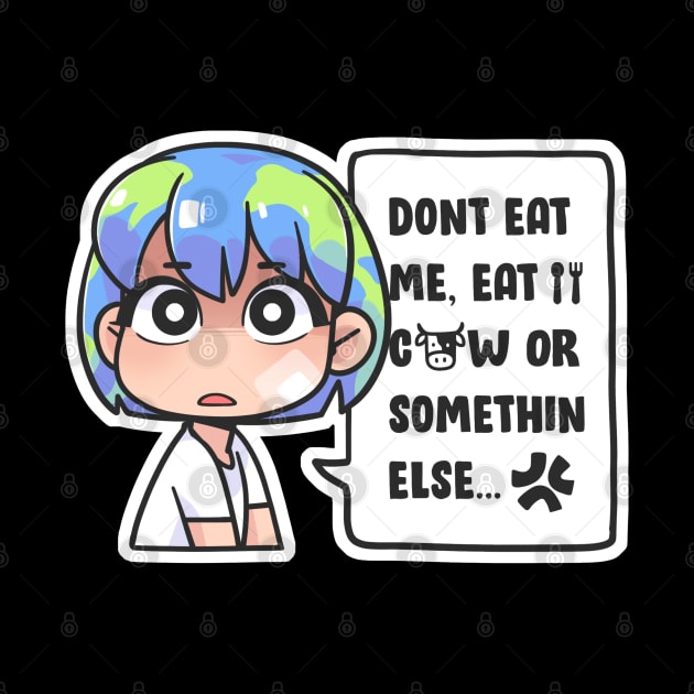 Earth Chan: Mad by badruzart