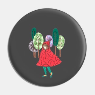 Little Red Riding Hood Pin