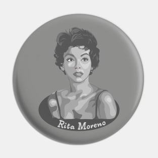 Rita Moreno Portrait Pin