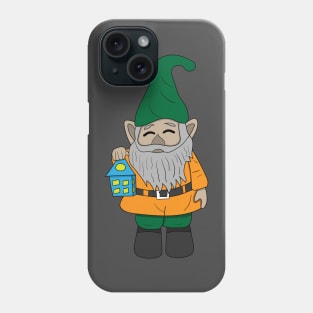 cute gnome with lantern Phone Case