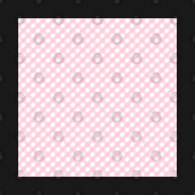 Seamless pink and white stripe pattern by Oonamin