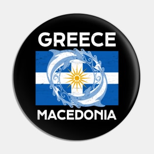 Macedonia Flag Pin