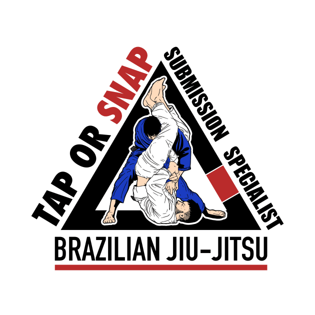 Brazilian Jiu-Jitsu Tap or Snap Design by Redgy.Art