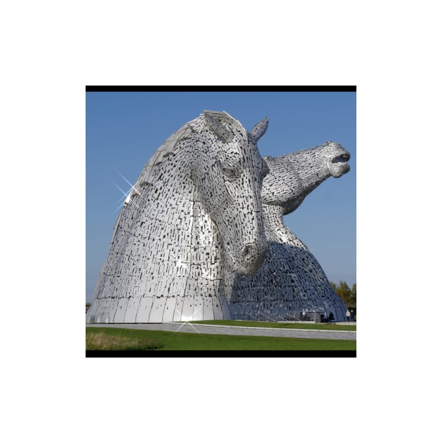 The Kelpies, Helix Park, Falkirk, Scotland by goldyart