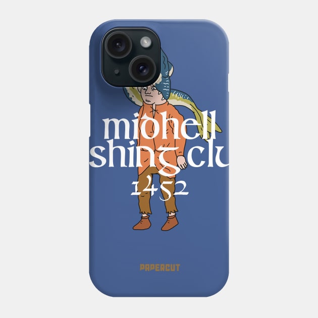 MidHell Fishing Club Phone Case by EstudiosPapercut