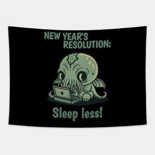 Cthulhu - New Year's Resolution - Sleep less Tapestry