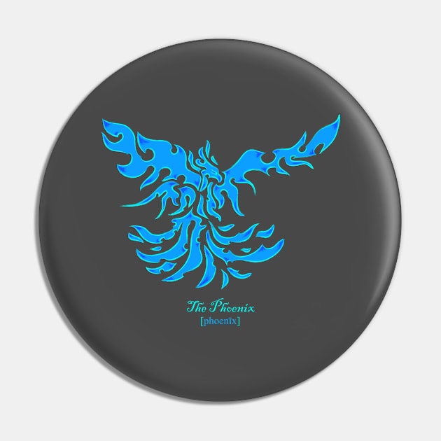 The Phoenix - Blue Pin by Ravendax