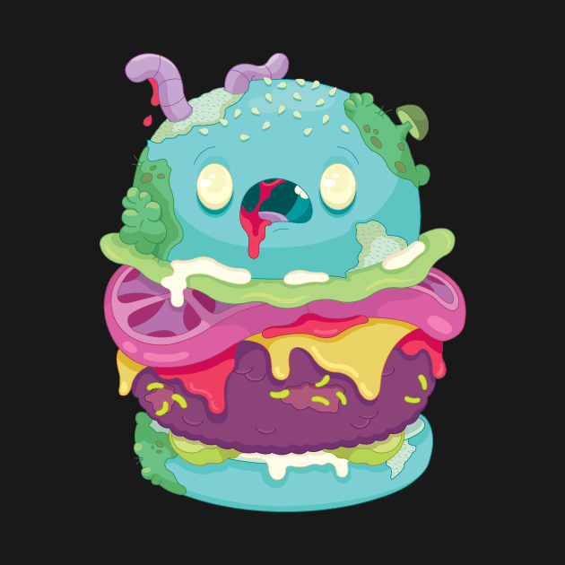 Zombie Burger by Sam Potter Design