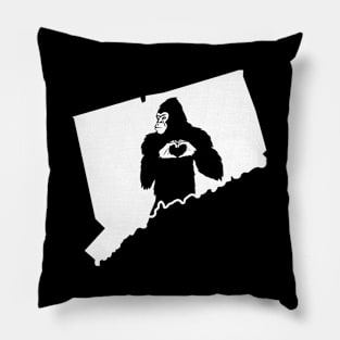 Connecticut Bigfoot Pillow