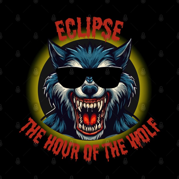 Eclipse dog. The hour of the werewolf. Eclipse time by Ideas Design