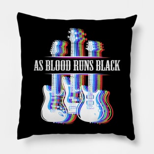 AS BLOOD RUNS BLACK BAND Pillow