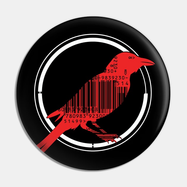 Code Crow Pin by Cultural Barbwire