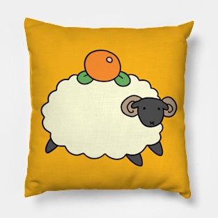 Orange Ram Pillow