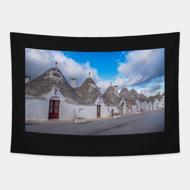 ALBEROBELLO, ITALY Tapestry by mitzobs