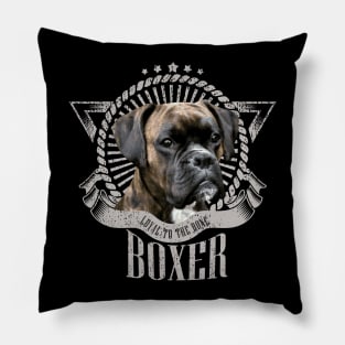 Boxer dog Pillow