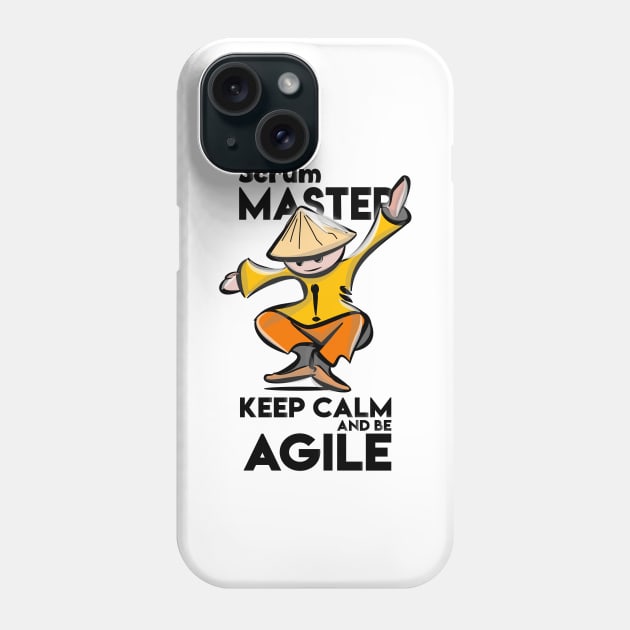 Scrum Master in Action Phone Case by eSeaty