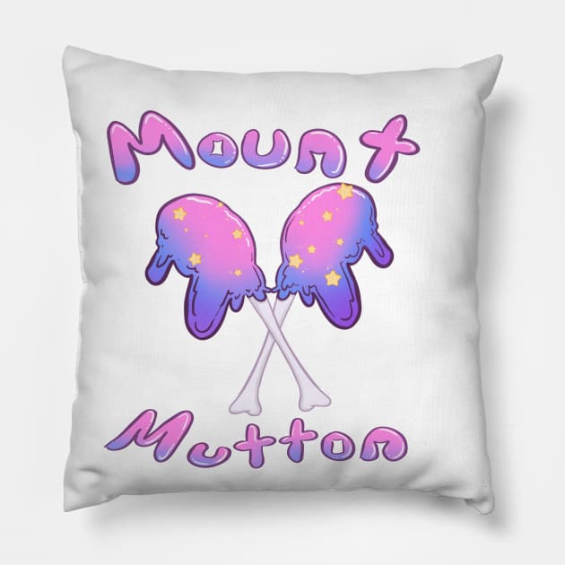 Mount Mutton Pillow by Make_them_rawr