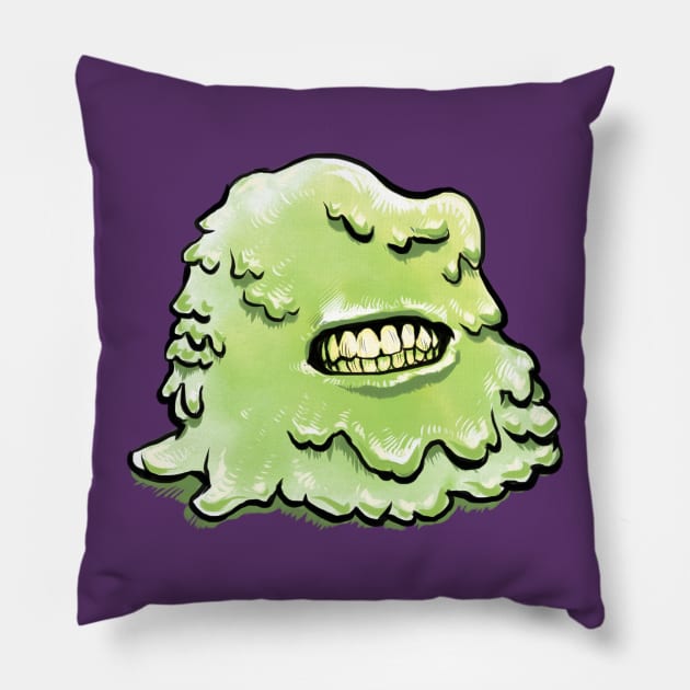 Smile Slime Pillow by pastanaut