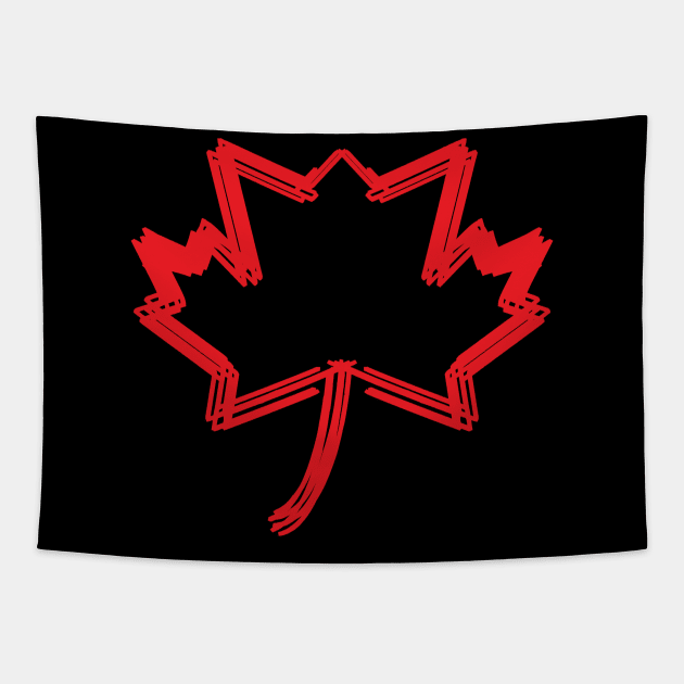 maple leaf Tapestry by sowecov1