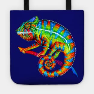 Rainbow Panther Chameleon Tote