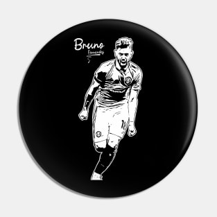 Bruno fernandes, soccer player Midfielder Pin