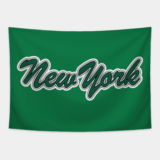 Football Fan of New York Tapestry by gkillerb