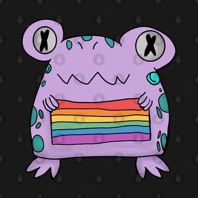 Pride Flag Croaker by Bufo Boggs